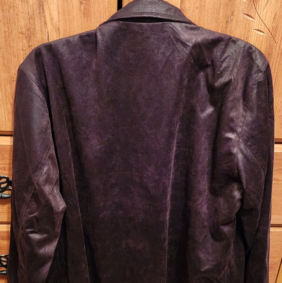 Brown Suede Jacket Atlas For Men - Picture 6 of 8